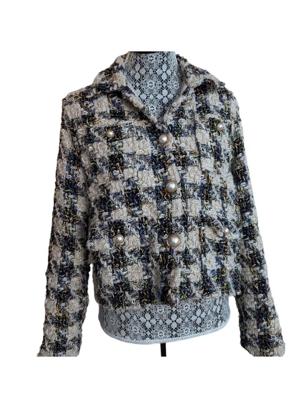 Tweed Blazer Jacket - Picture 3 of 12